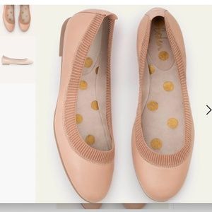 Boden Hettie Flexi Ballerinas  - Fawn Rose
